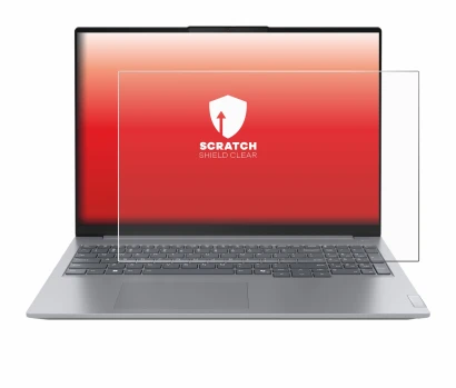 Immagine del dispositivo Lenovo ThinkBook 16 Gen 7+ con un'ampia varietà di protezioni per lo schermo.