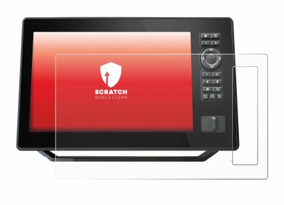 Immagine del dispositivo Humminbird Xplore 9 con un'ampia varietà di protezioni per lo schermo.