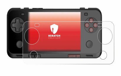 Immagine del dispositivo Ayaneo Pocket ACE con un'ampia varietà di protezioni per lo schermo.