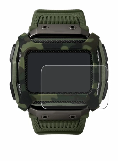 Immagine del dispositivo Timex Command Shock con un'ampia varietà di protezioni per lo schermo.