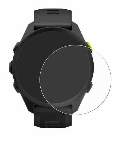 Immagine del dispositivo Garmin Forerunner 70 con un'ampia varietà di protezioni per lo schermo.