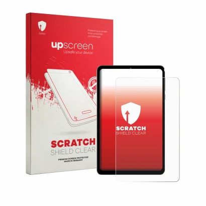 Parte frontale di una confezione del prodotto con il logo del marchio upscreen. Accanto è raffigurato il dispositivo Headwolf