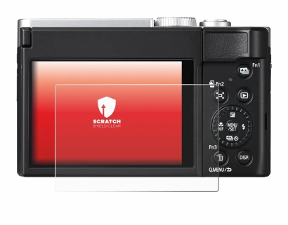 Immagine del dispositivo Panasonic Lumix DC-TZ99E-S con un'ampia varietà di protezioni per lo schermo.