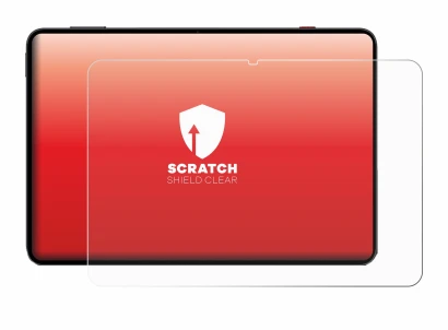 Immagine del dispositivo RedMagic Astra 2 con un'ampia varietà di protezioni per lo schermo.