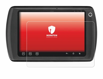 Immagine del dispositivo Zebra ET1 con un'ampia varietà di protezioni per lo schermo.