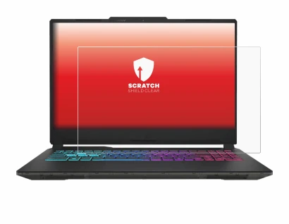 Immagine del dispositivo MSI Cyborg 15 A13V con un'ampia varietà di protezioni per lo schermo.