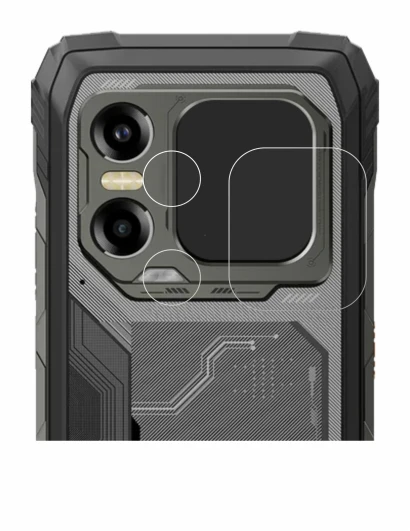 Immagine del dispositivo Blackview Xplore X1 (SOLO Fotocamera) con un'ampia varietà di protezioni per lo schermo.