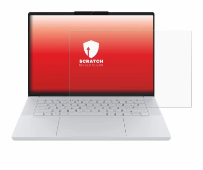 Immagine del dispositivo Lenovo Googlebook 15 con un'ampia varietà di protezioni per lo schermo.