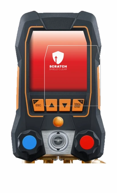 Immagine del dispositivo Testo 558s con un'ampia varietà di protezioni per lo schermo.