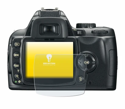 Immagine del dispositivo Nikon D60 con un'ampia varietà di protezioni per lo schermo.