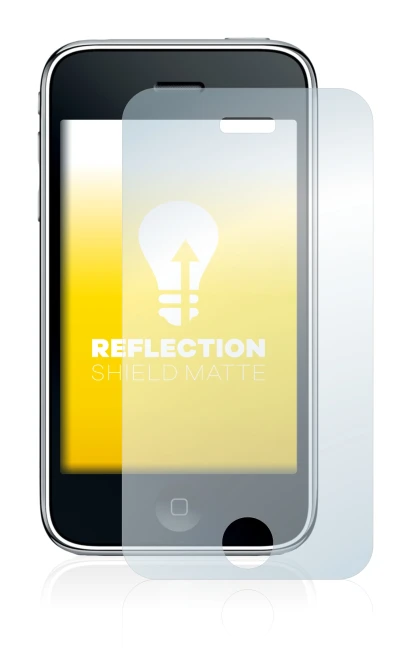 Immagine del dispositivo Apple iPhone 3GS con un'ampia varietà di protezioni per lo schermo.
