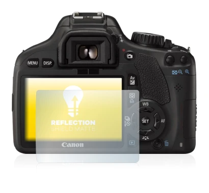 Immagine del dispositivo Canon EOS 550D con un'ampia varietà di protezioni per lo schermo.
