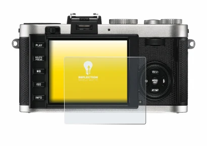 Immagine del dispositivo Leica X2 con un'ampia varietà di protezioni per lo schermo.