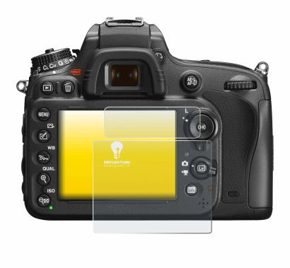 Immagine del dispositivo Nikon D600 con un'ampia varietà di protezioni per lo schermo.