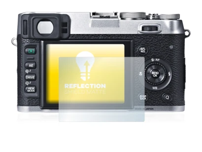 Immagine del dispositivo Fujifilm X100S con un'ampia varietà di protezioni per lo schermo.