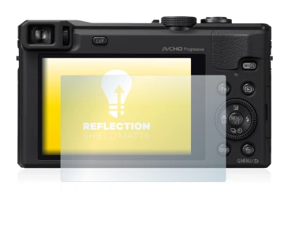 Immagine del dispositivo Panasonic Lumix DMC-TZ61 con un'ampia varietà di protezioni per lo schermo.