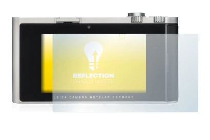 Immagine del dispositivo Leica T (Typ 701) con un'ampia varietà di protezioni per lo schermo.