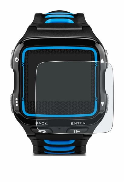 Immagine del dispositivo Garmin Forerunner 920XT con un'ampia varietà di protezioni per lo schermo.