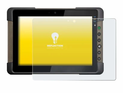 Immagine del dispositivo Getac T800 con un'ampia varietà di protezioni per lo schermo.