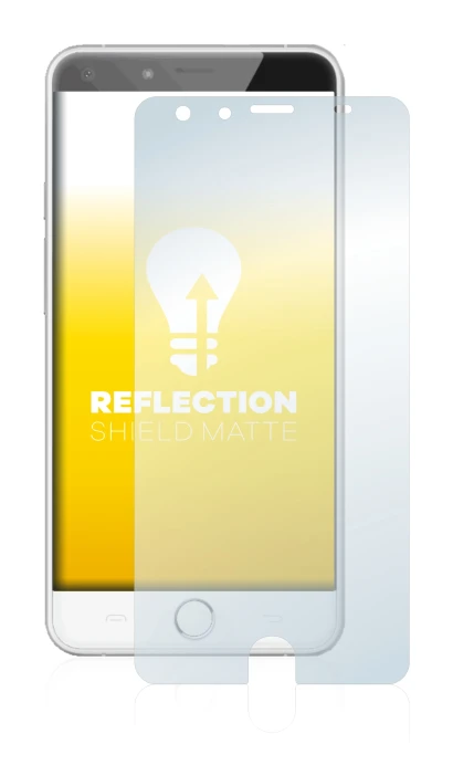 Immagine del dispositivo Ulefone Be Touch con un'ampia varietà di protezioni per lo schermo.