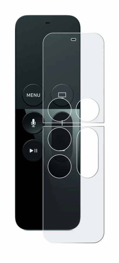 Immagine del dispositivo Apple Remote Control Apple TV 4 con un'ampia varietà di protezioni per lo schermo.
