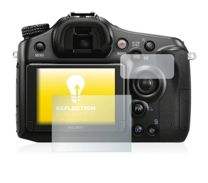 Immagine del dispositivo Sony Alpha 68 con un'ampia varietà di protezioni per lo schermo.