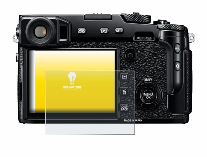 Immagine del dispositivo Fujifilm X-Pro2 con un'ampia varietà di protezioni per lo schermo.