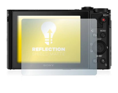 Immagine del dispositivo Sony Cyber-Shot DSC-HX80 con un'ampia varietà di protezioni per lo schermo.