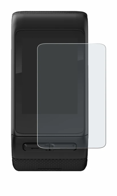 Immagine del dispositivo Garmin vivoactive HR con un'ampia varietà di protezioni per lo schermo.