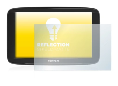 Immagine del dispositivo TomTom Start 62 con un'ampia varietà di protezioni per lo schermo.