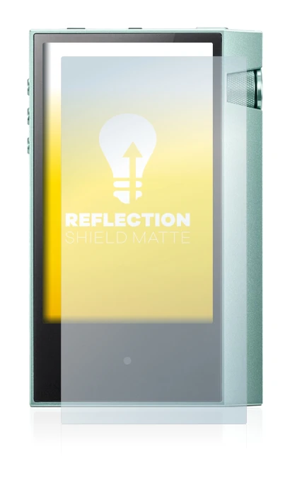 Immagine del dispositivo Astell&Kern AK70 con un'ampia varietà di protezioni per lo schermo.