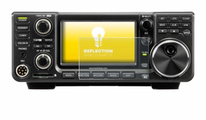 Immagine del dispositivo Icom IC-7300 con un'ampia varietà di protezioni per lo schermo.