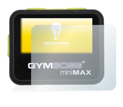 Immagine del dispositivo Gymboss Minimax con un'ampia varietà di protezioni per lo schermo.