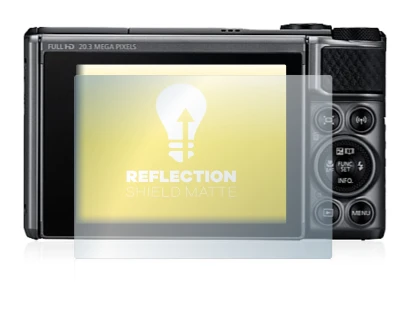 Immagine del dispositivo Canon PowerShot SX730 HS con un'ampia varietà di protezioni per lo schermo.