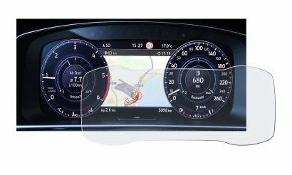 Immagine del dispositivo Volkswagen Golf 7 Active Info Chockpit 12.3" con un'ampia varietà di protezioni per lo schermo.