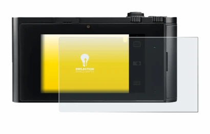 Immagine del dispositivo Leica TL2 con un'ampia varietà di protezioni per lo schermo.