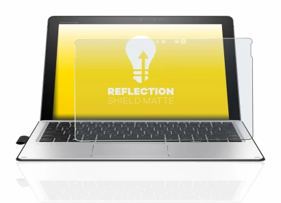 Immagine del dispositivo HP Elite x2 1012 G2 con un'ampia varietà di protezioni per lo schermo.