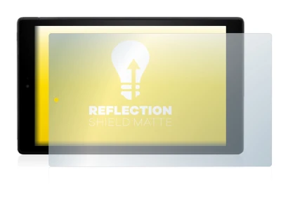Immagine del dispositivo Amazon Fire HD 10 2017 (7a Gen.) con un'ampia varietà di protezioni per lo schermo.