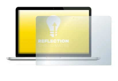 Immagine del dispositivo Apple MacBook Pro Retina 13" (Inizio 2013) con un'ampia varietà di protezioni per lo schermo.