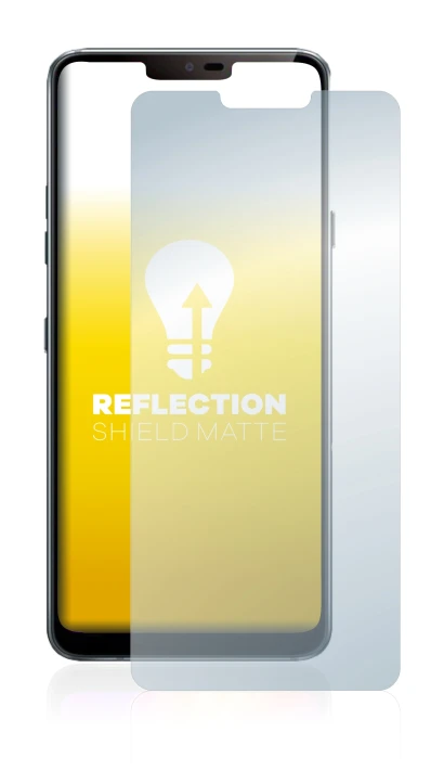 Immagine del dispositivo LG G7 ThinQ con un'ampia varietà di protezioni per lo schermo.