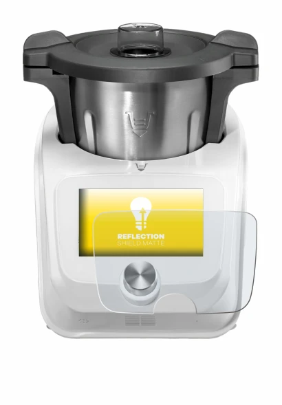 Immagine del dispositivo SilverCrest Monsieur Cuisine Connect con un'ampia varietà di protezioni per lo schermo.