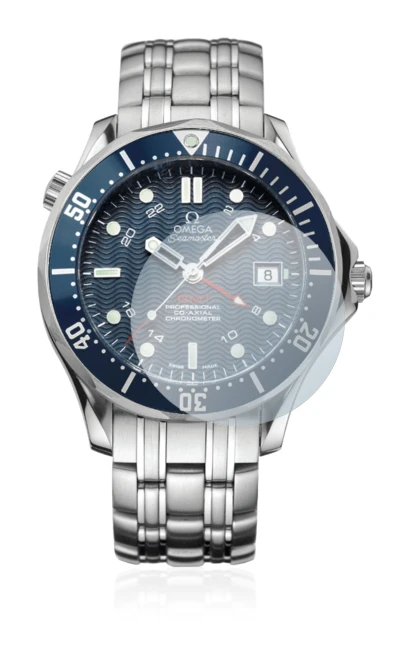Immagine del dispositivo Omega Seamaster Diver (41 mm) con un'ampia varietà di protezioni per lo schermo.