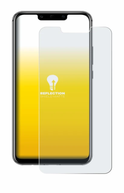 Immagine del dispositivo Huawei Mate 20 lite con un'ampia varietà di protezioni per lo schermo.