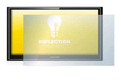 Immagine del dispositivo Kenwood DMX7018DABS con un'ampia varietà di protezioni per lo schermo.