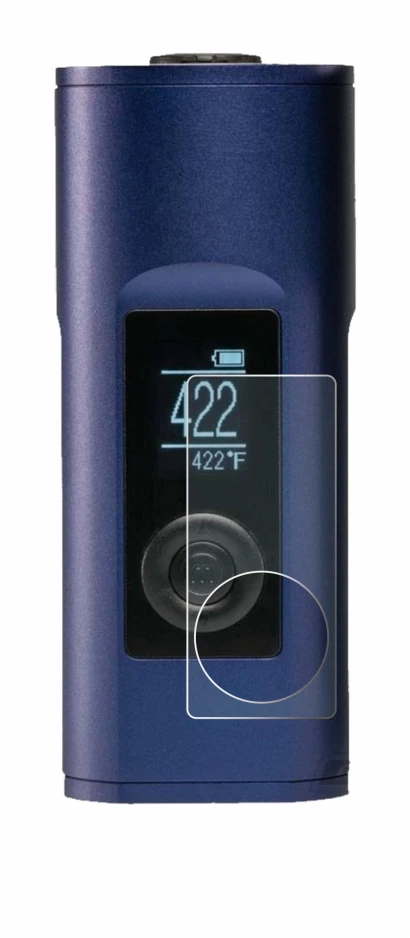 Immagine del dispositivo Arizer Solo 2 con un'ampia varietà di protezioni per lo schermo.