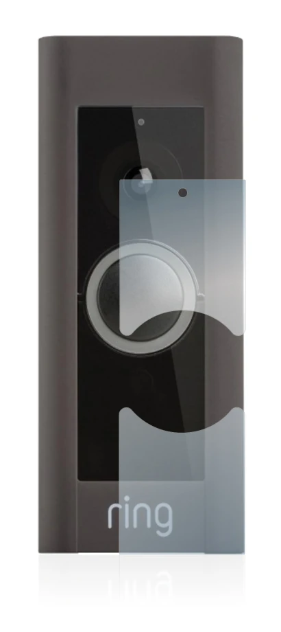 Immagine del dispositivo Ring Video Doorbell Pro con un'ampia varietà di protezioni per lo schermo.