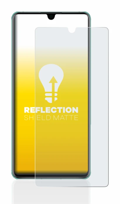 Immagine del dispositivo Huawei P30 con un'ampia varietà di protezioni per lo schermo.