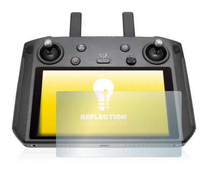 Immagine del dispositivo DJI Smart Controller con un'ampia varietà di protezioni per lo schermo.