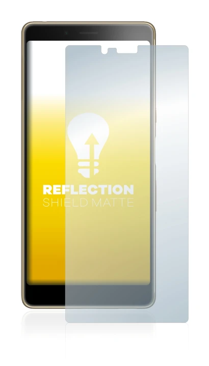 Immagine del dispositivo Sony Xperia L3 con un'ampia varietà di protezioni per lo schermo.