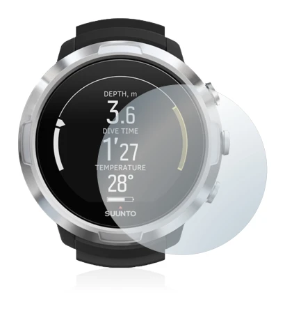 Immagine del dispositivo Suunto D6 Support con un'ampia varietà di protezioni per lo schermo.